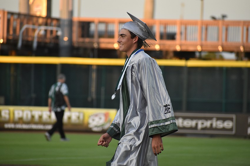 Andrew Pintacuda graduates in the top 10% with a ranking of 38. He was a duel enrollment student and will play soccer at Emory University in Atlanta, Georgia.