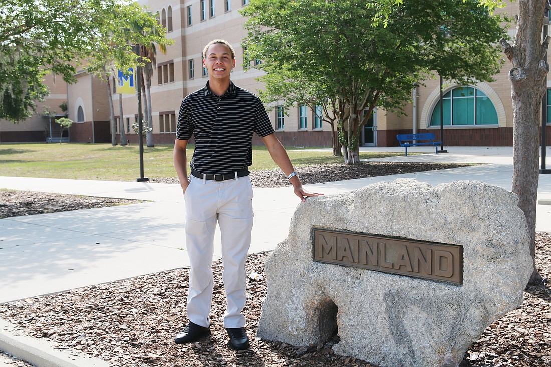 Joseph Monroe returned to Mainland High School for his senior year. Photo by Jarleene Almenas