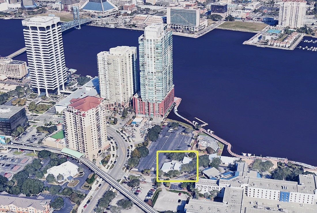 Two buildings will be demolished near the Southbank waterfront at Riverplace Boulevard, near the Chart House restaurant and the Southbank Hotel by Marriott Jacksonville Riverwalk.