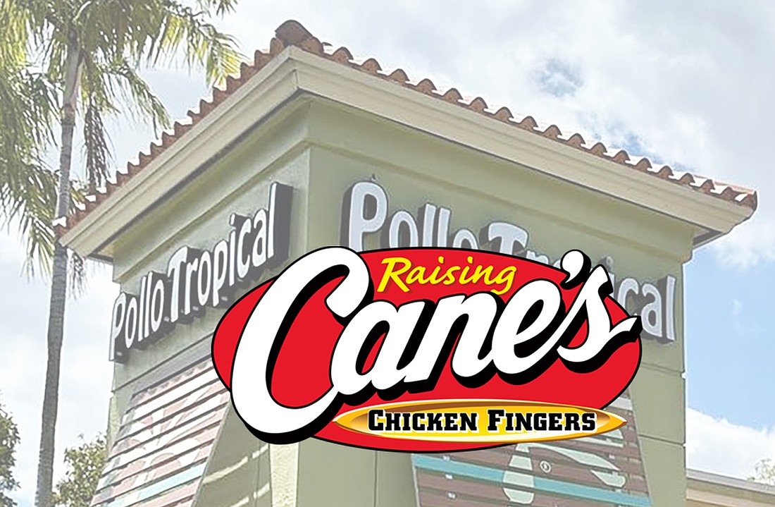 Two former Pollo Tropical restaurants in Jacksonville could be demolished for new Raising Cane's Chicken Fingers locations.