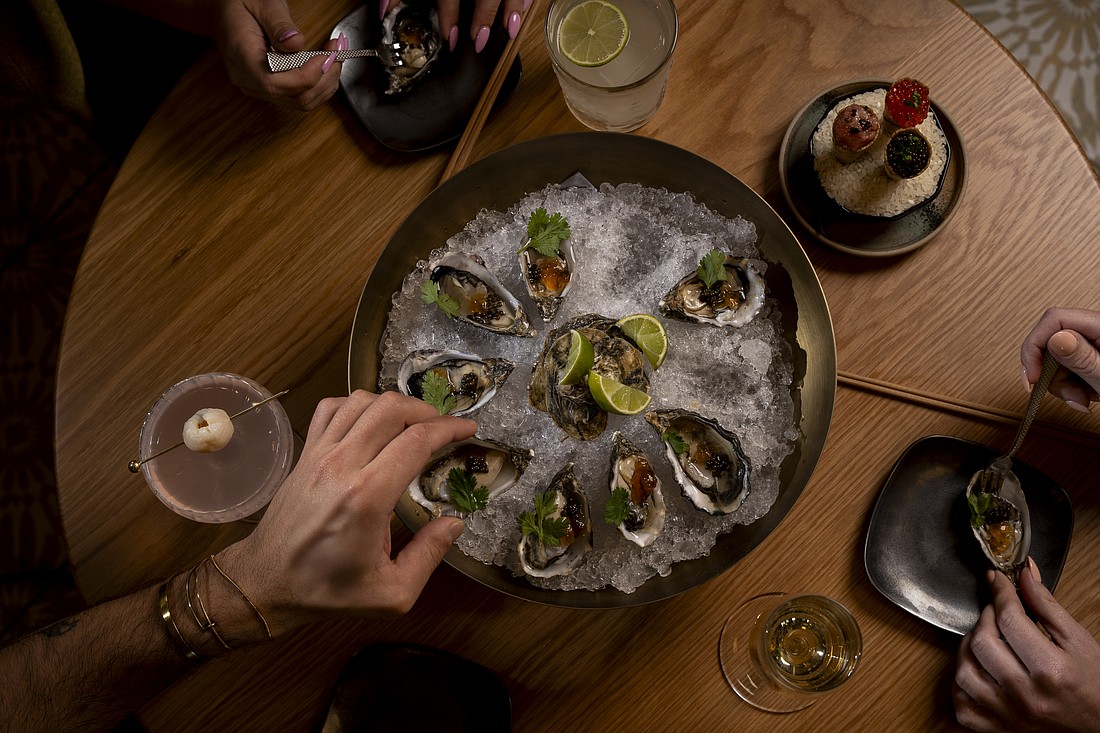Maru offers Nikkei cuisine- a blend of Peruvian flavors of seafood with Japanese preparation techniques.