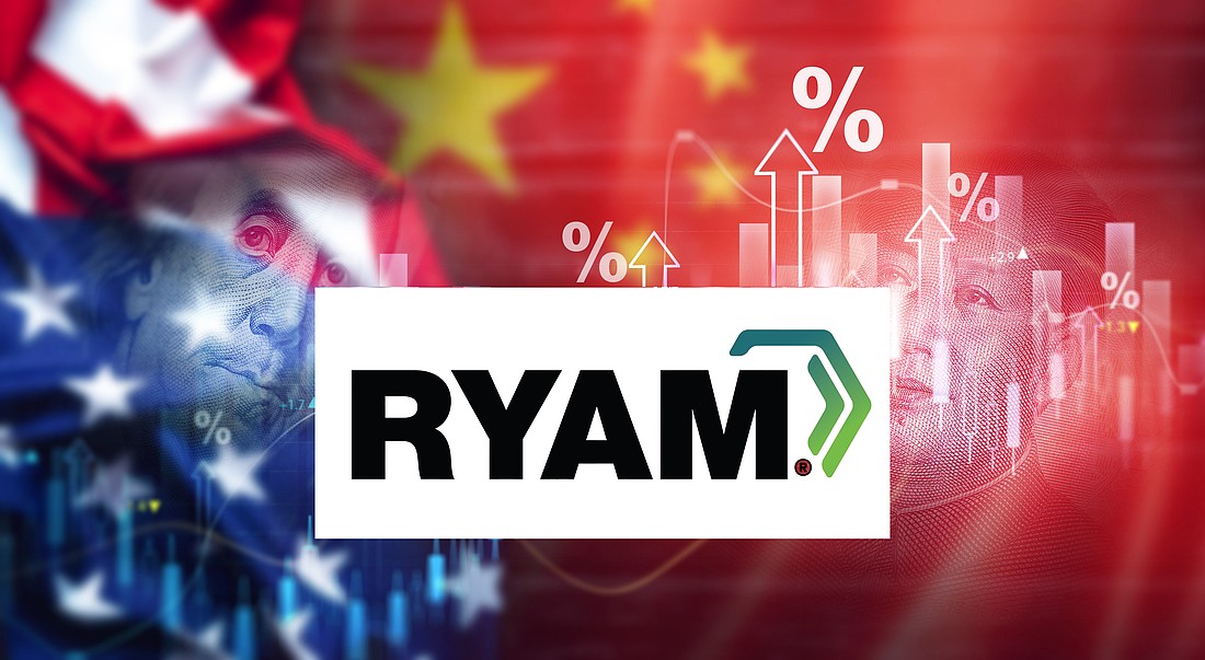 The impact of potential tariffs are weighing on Rayonier Advanced Materials Inc. The company had $352 million in sales to China in 2024.