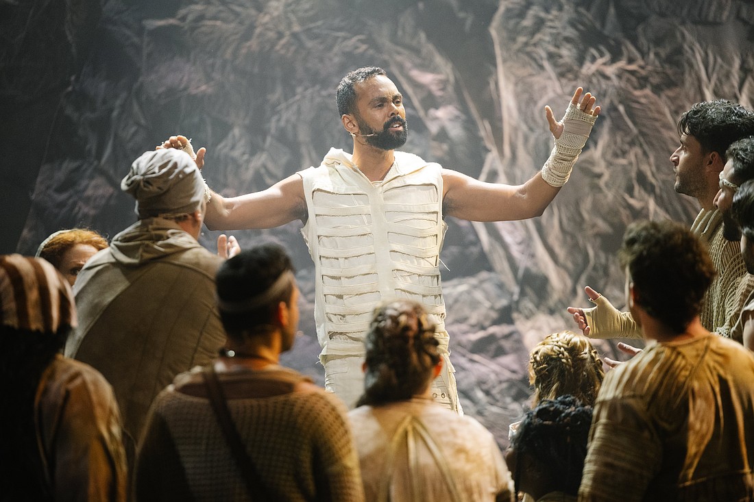 Jesse Nager stars as Jesus in Asolo Repertory Theatre's production of "Jesus Christ Superstar," which runs through June 28 at FSU Center for the Performing Arts.