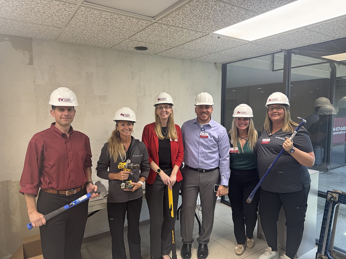 Complete Health Ormond Beach East begins demolition for its expansion. Courtesy photo