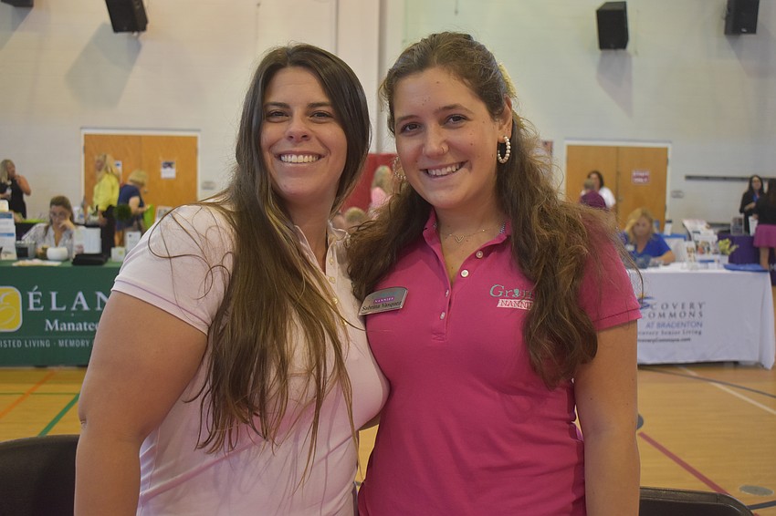 Assistant administrator Kyla Sunderland and recruiting coordinator Sabrina Vaquez of Granny Nannies share information about their in home healthcare services for the elderly and disabled. Sunderland said it helps people in need of assistance maintain their independence while still receiving the help they need.