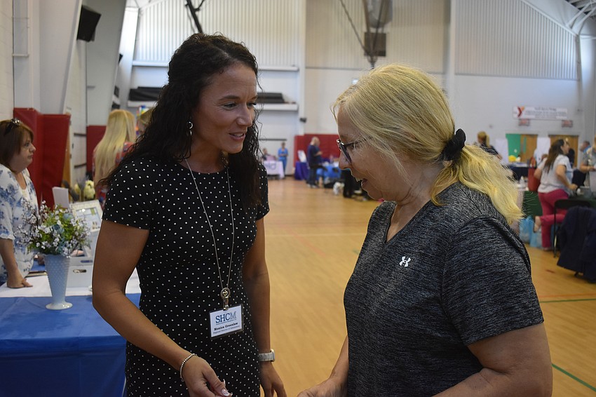 Monica Greenlaw of Southern Healthcare Management shares information about Sarasota Point Rehabilitation Center, a four star rated facility that has 58 private suites to Lakewood Ranch resident Lisa Nudy. Nudy was interested in learning about outpatient therapy.