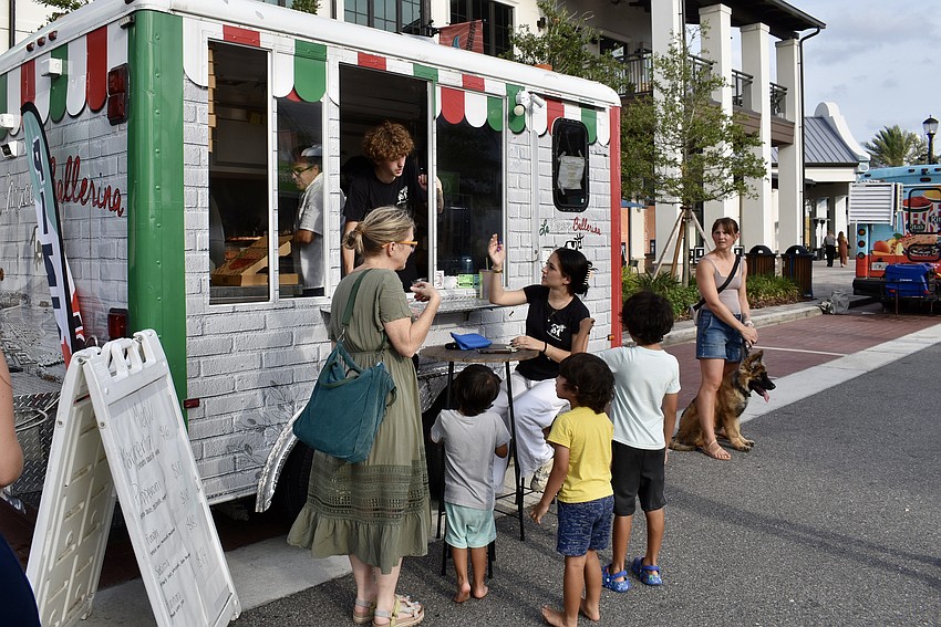 La Mucca Ballerina is an Italian restaurant in downtown Sarasota. The truck only serves pizza.