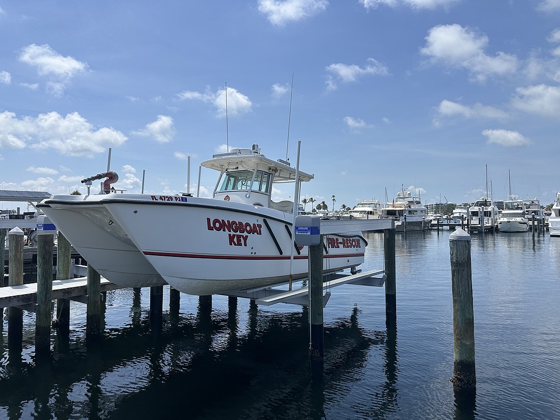 The current Longboat Key Fire Rescue boat is from 2011, and it's time for a new one, said Fire Chief Paul Dezzi.