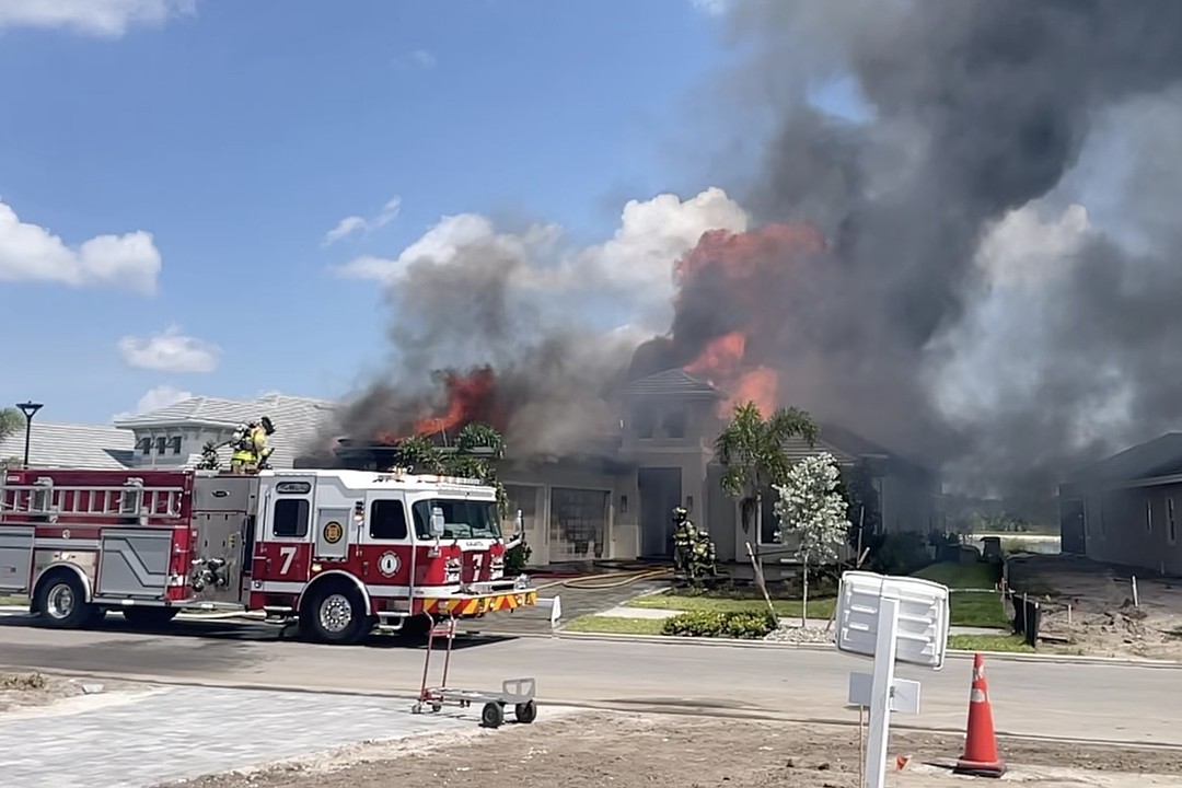 Home under construction catches fire in Lakewood Ranch | Your Observer