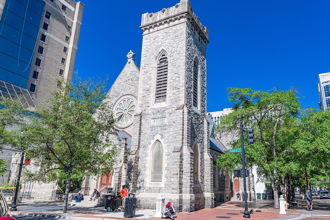 Snyder Memorial Church is at 226 N. Laura St. near James Weldon Johnson Park.