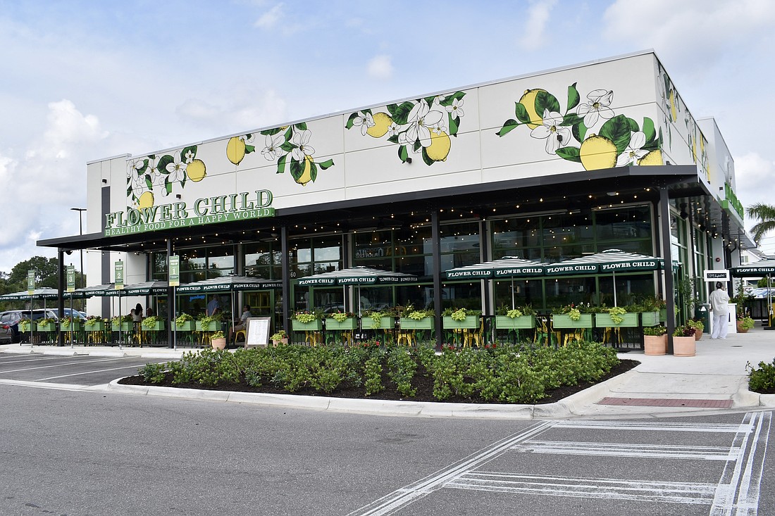 Flower Child is the last restaurant to open in Center Point at Waterside.