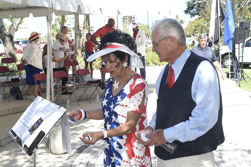 Esther Smith talks with Danny Bilyeu about his father, a Navy veteran. Bilyeu played the anthems of different military branches on trumpet, in honor of his father, who served on a Destroyer warship in World War II and survived an attack by kamikaze aircraft that killed 67 people and left 37 missing.