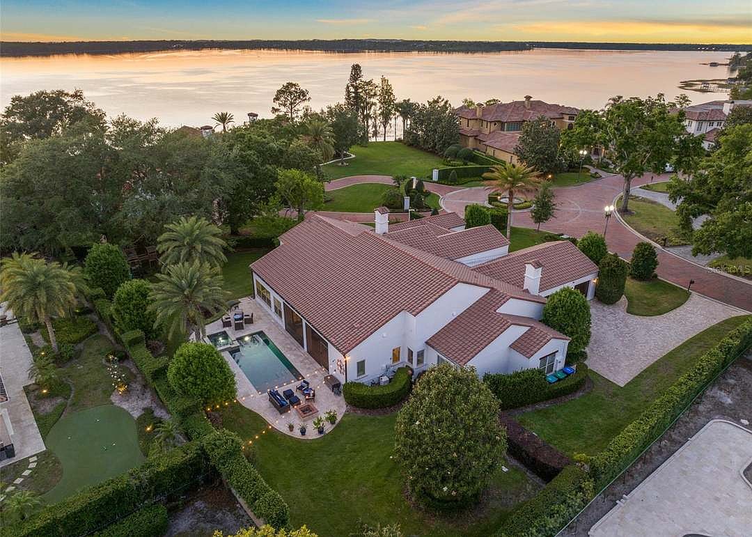 The estate at 9224 Bentley Park Circle, Orlando, sold May 22, for $3,150,000. This home is located in the gated Bentley Park — a community of just 16 residences near Bay Hill. The sellers were represented by Jenny Dunn, Stockworth Realty Group.