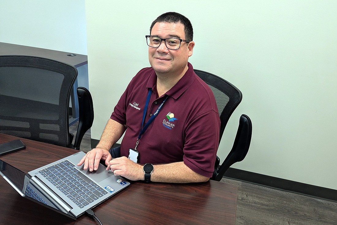 Flagler County Emergency Management Director Jonathan Lord. Photo by Brent Woronoff
