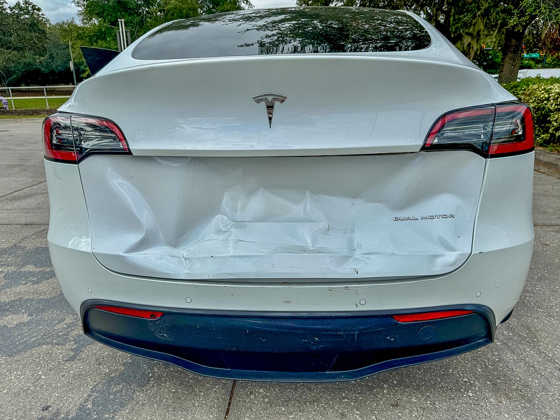 A Tesla Collision Center is in development at 6655 Blanding Blvd. in Southwest Jacksonville.
