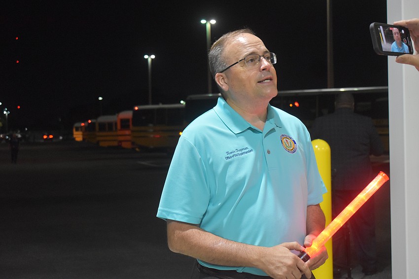 Interim Superintendent Kevin Chapman has been to 14 wave-offs for the bus drivers during his time in the School District of Manatee County.