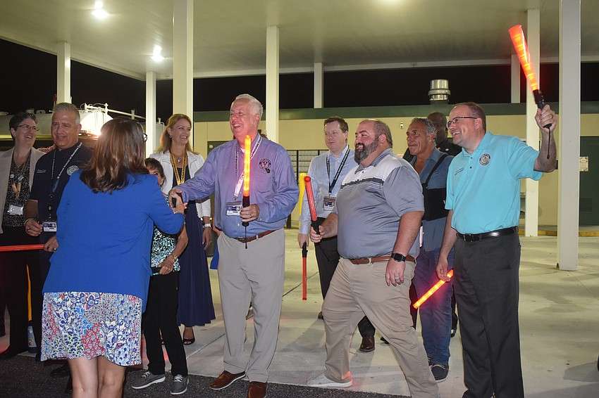 The district leadership have waved off bus drivers twice a year, the first and last day of school, since 2015.