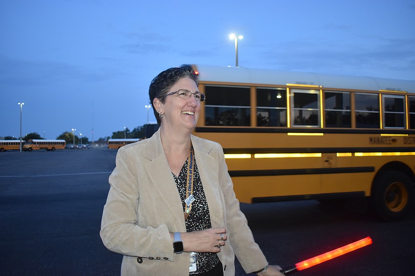 Although the wave off tradition has occured since 2015, this is Board Member Heather Felton's first time.