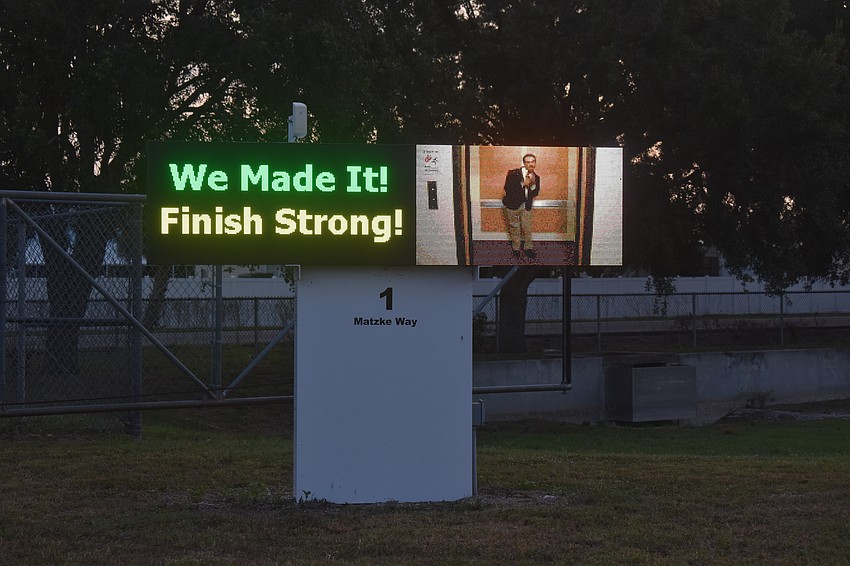 Director of transportation Jamie Warrington put the message 