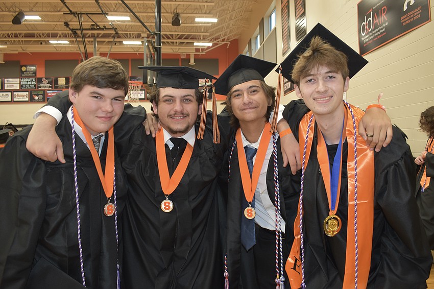 Hunter Morris, Justin Souders, Oliver Ostlande and Brenden Deree