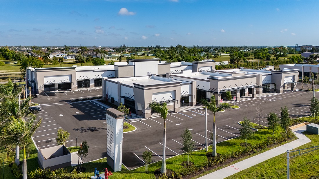 The Shops at Del Mar in Cape Coral is complete and leasing has begun.