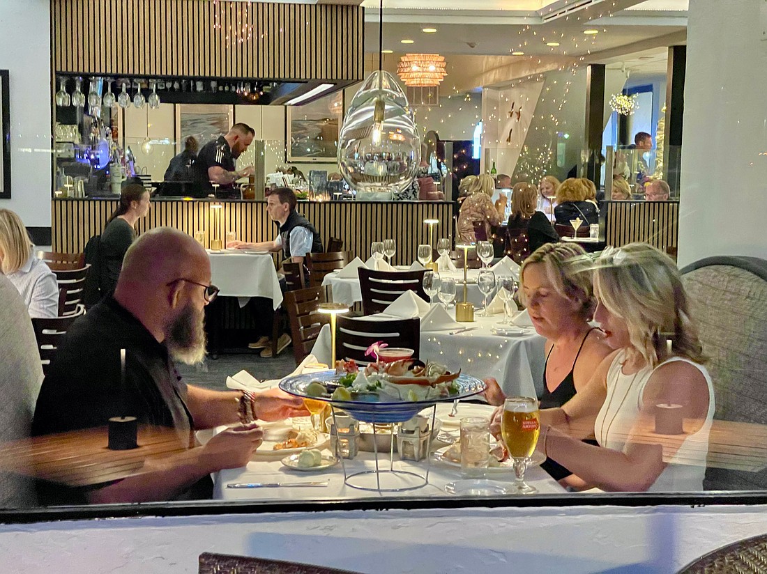 Diners have multiple options at Crab & Fin for Savor Sarasota.