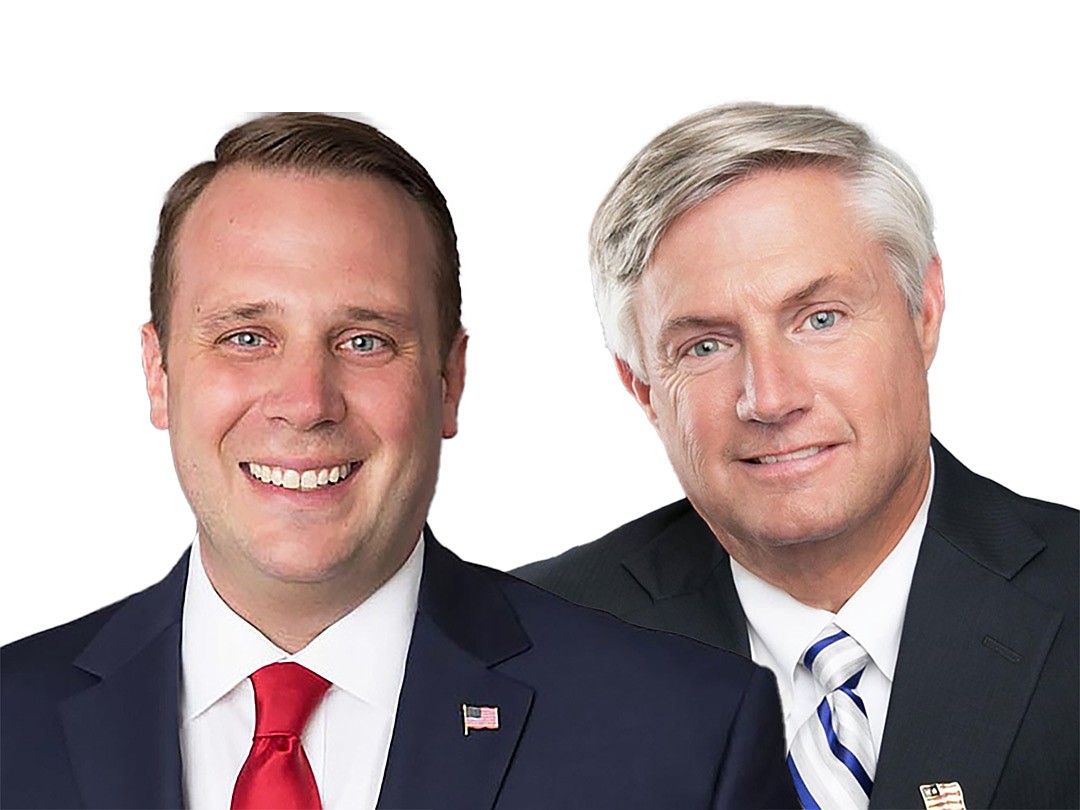Jacksonville City Council members Kevin Carrico and Matt Carlucci.