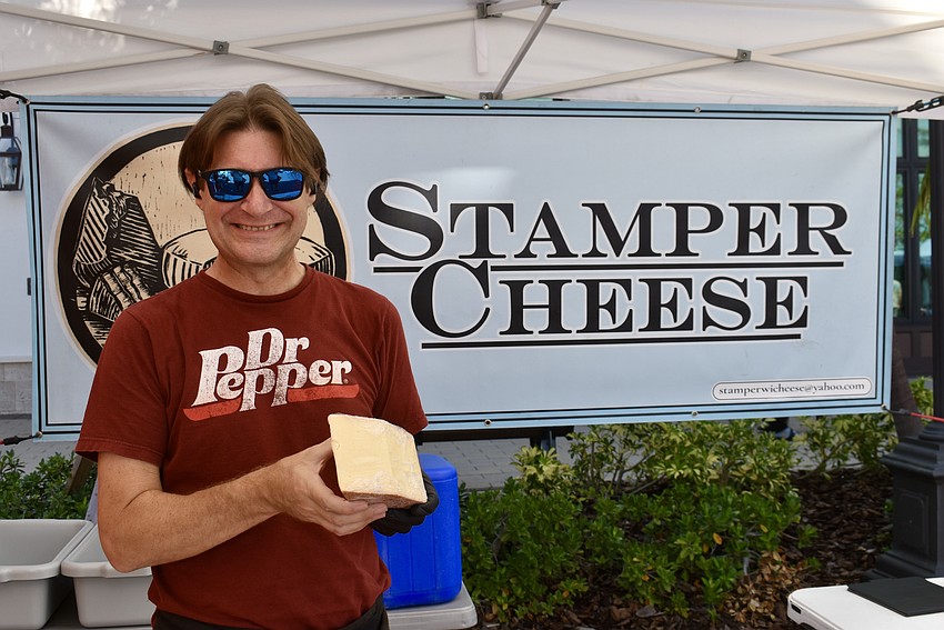 Matthew Olson says all the Stamper Cheese comes from Wisconsin.