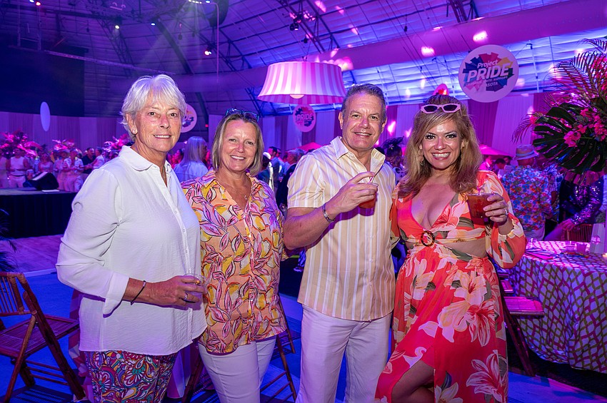 Denise Miles, Angela Kontoulas, Ernesto and Claudia Sotolongo