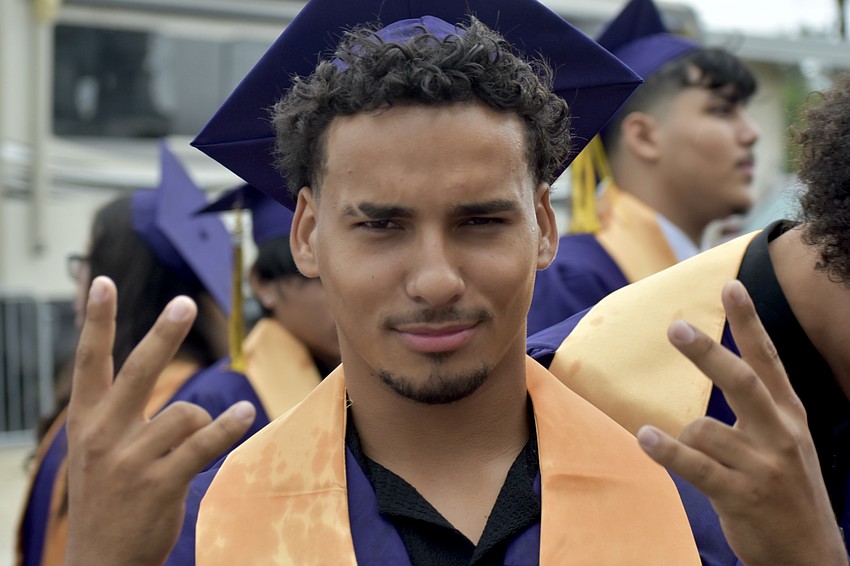 Anthony Speciale is ready for graduation.