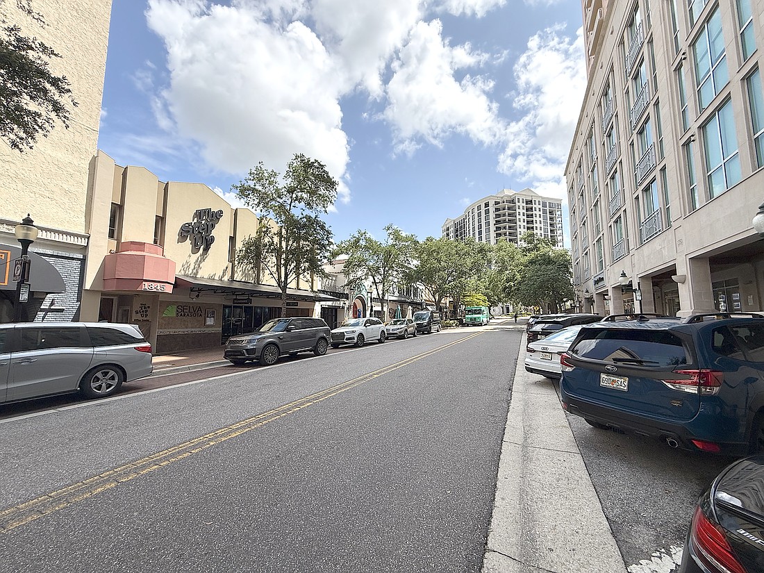 Downtown Sarasota has developed into a mix of historic one- and two-story buildings along Main Street set against the backdrop of towering condo buildings in accordance with the current Downtown Master Plan 2020.