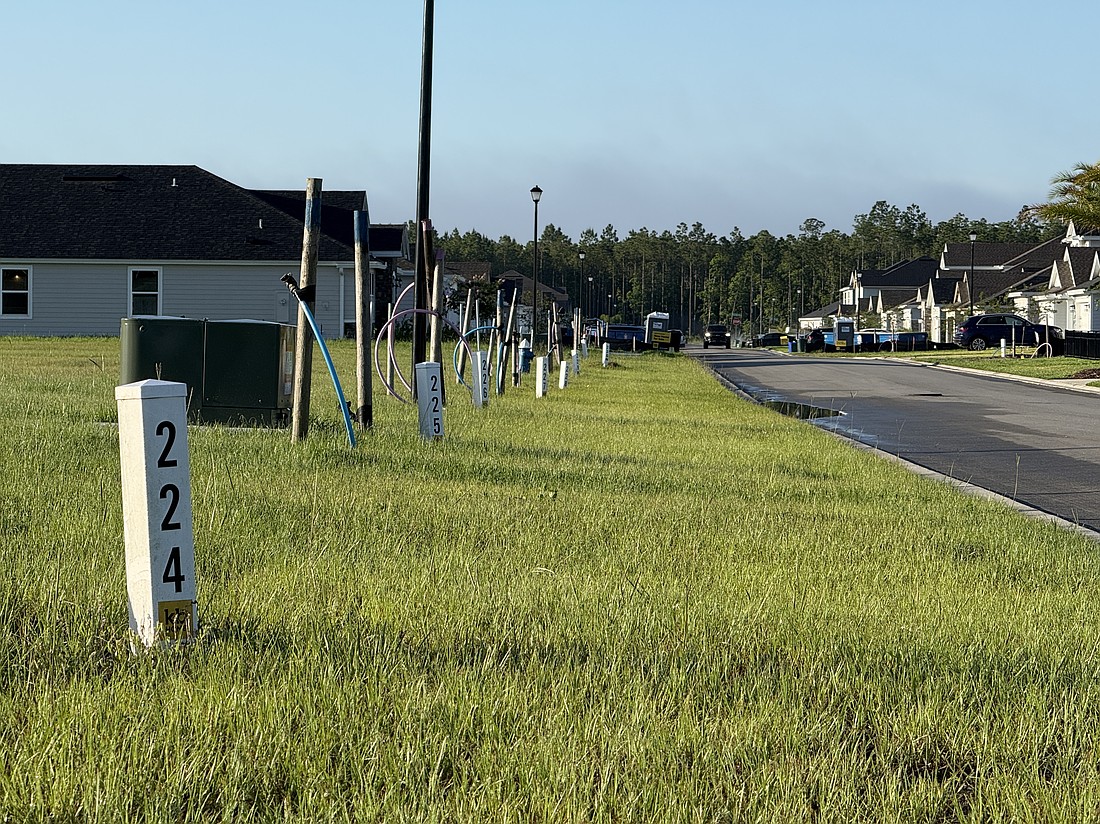 New homes are planned in the Somerset neighborhood west of U.S. 1, in Palm Coast. Photo by Brian McMillan