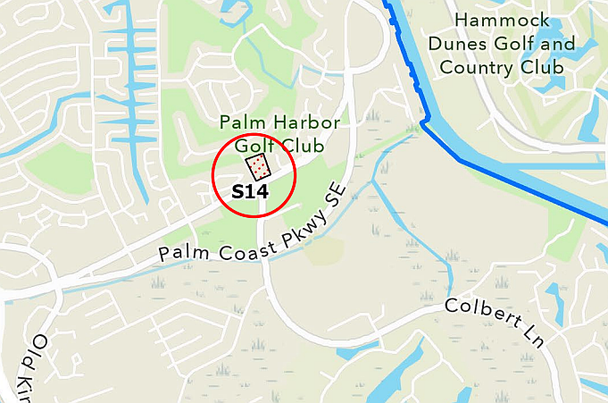 One of two new cell towers in Palm Coast will be located at 305 Palm Coast Parkway, alongside Fire Station 22. Image from Palm Coast meeting documents