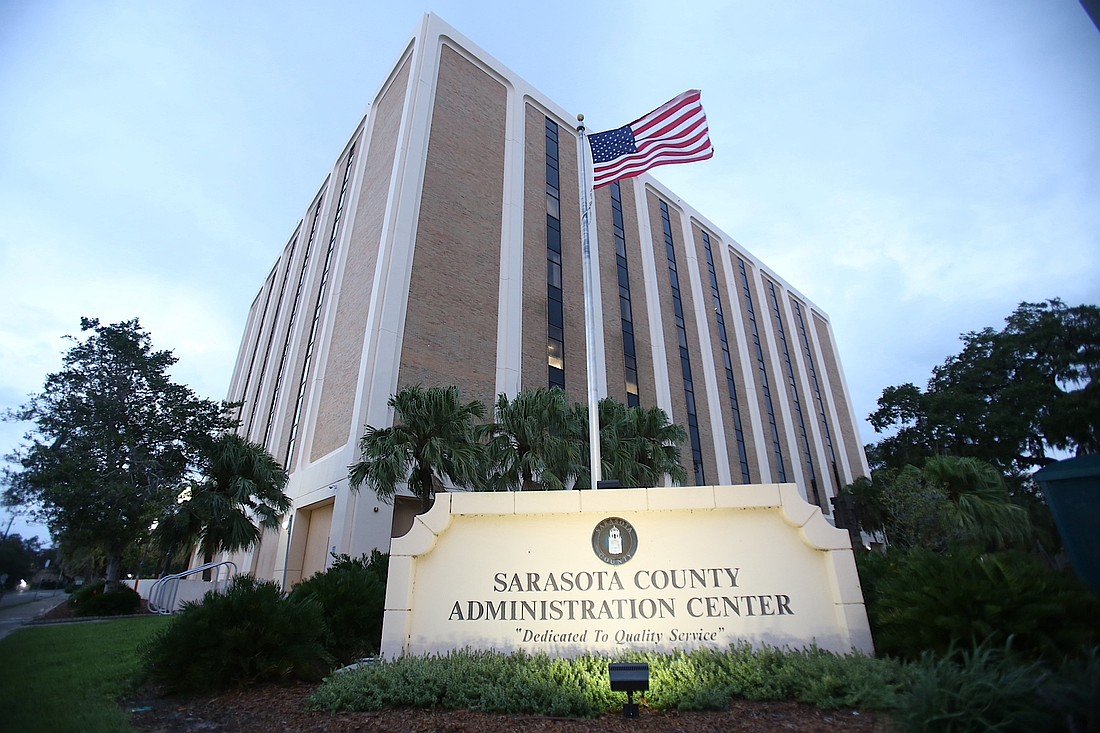 The Sarasota County Administration Center is at 1660 Ringling Boulevard.