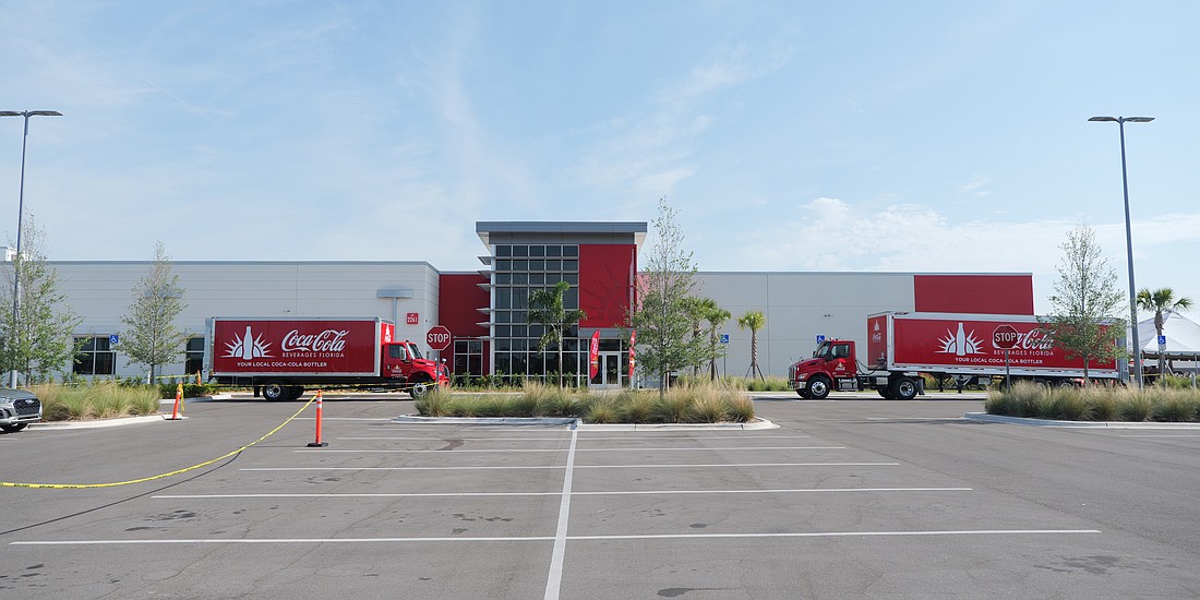 Coke Florida’s new distribution and sales center in Tampa is fully operational.