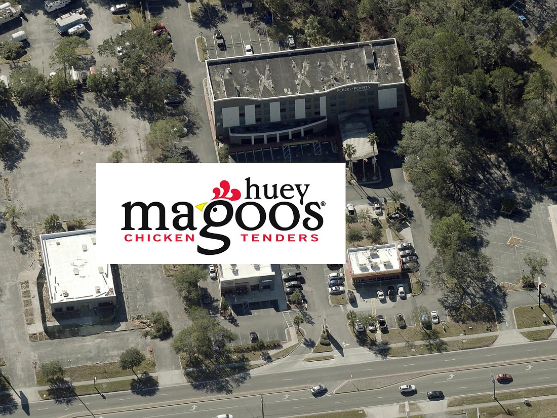 Huey Magoo’s Chicken Tenders wants to open in a closed Dunkin’ restaurant space at 8520 Baymeadows Road, Unit 1, in front of the Four Points by Sheraton Jacksonville Baymeadows hotel.