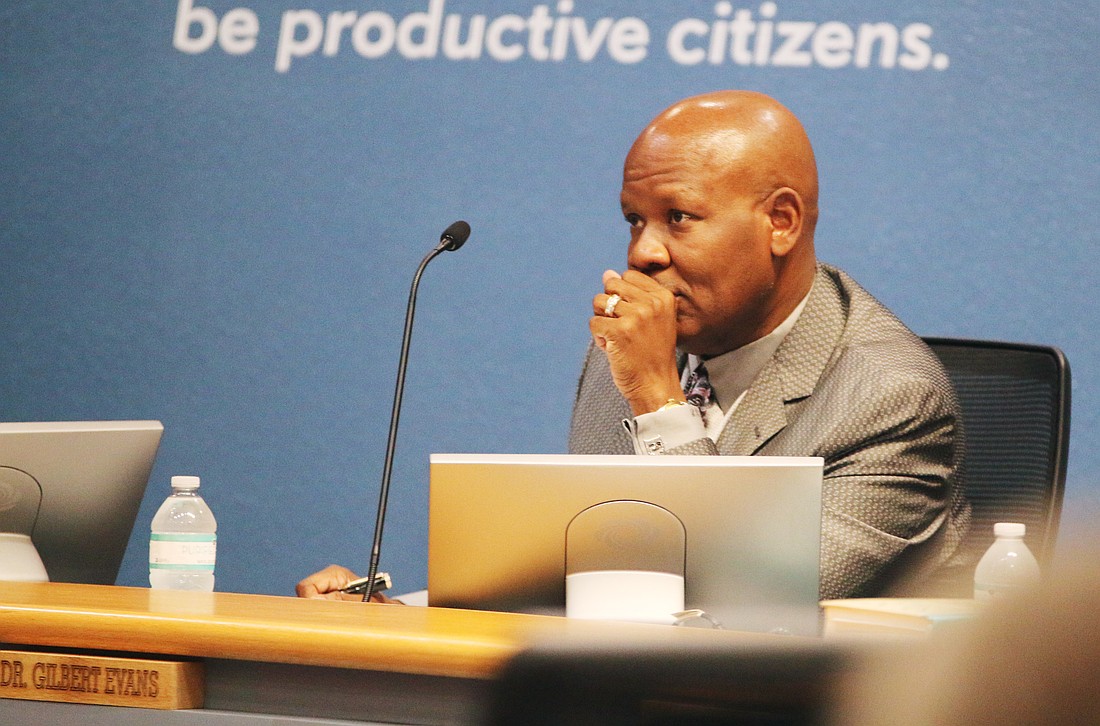 Volusia County School Board attorney Gilbert Evans. Photo by Jarleene Almenas