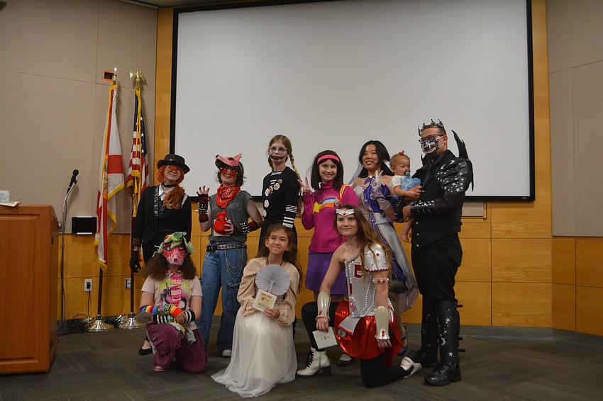 The finalist winners from the SRQCon cosplay contest.