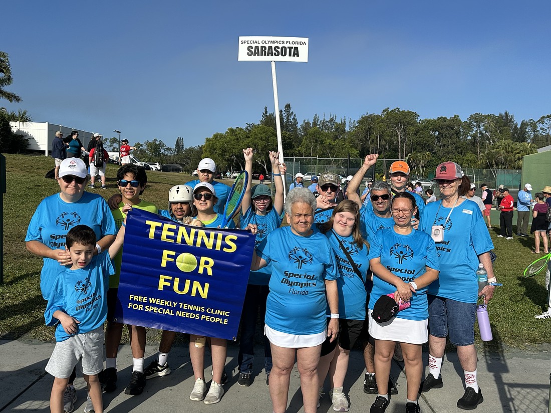 Tennis for Fun has grown in size since it began hosting clinics at Arlington Park & Aquatic Complex.