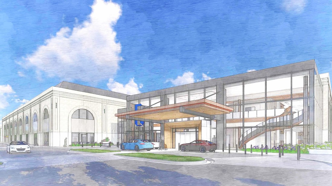 Baptist HealthPlace at Seven Pines at southeast Butler Boulevard and Interstate 295. The project is on 10.45 acres at 11851 Stillwood Pines Blvd.