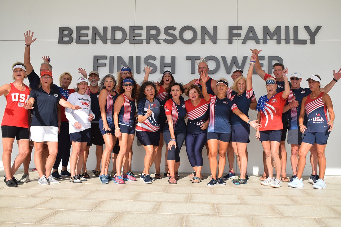 Paddlers based at Nathan Benderson Park celebrated their selection to Team USA.