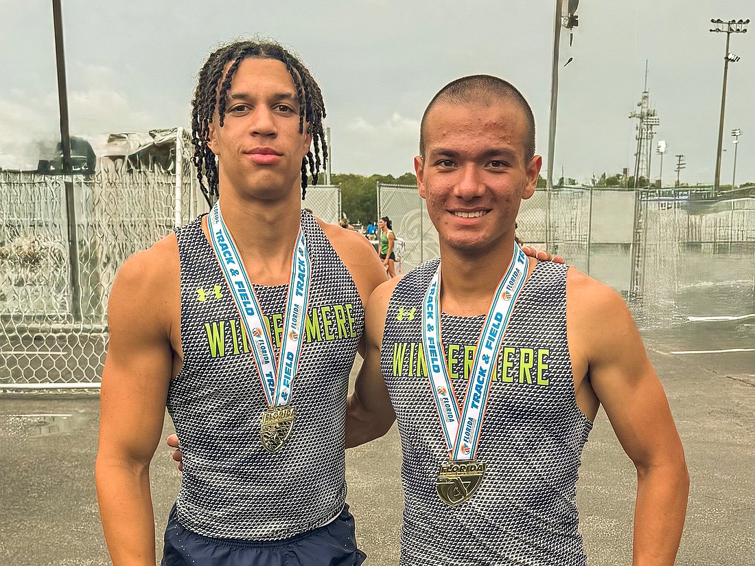 Windermere High’s C.J. Bronaugh and Jozef Miesak both claimed individual track-and-field state championships.
