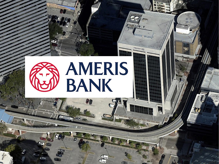 Ameris Bank announced June 9 it opened its Downtown Jacksonville branch at 200 W. Forsyth St. It is in the former Truist Tower. Ameris Bank announced June 9 it opened its Downtown Jacksonville branch at 200 W. Forsyth St. It is in the former Truist Tower.