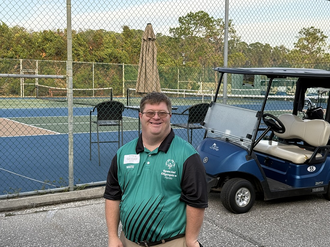 Special Olympics athlete Jeremy Thompson won a bronze medal in bocce at the Florida Special Olympic Summer Games in May.
