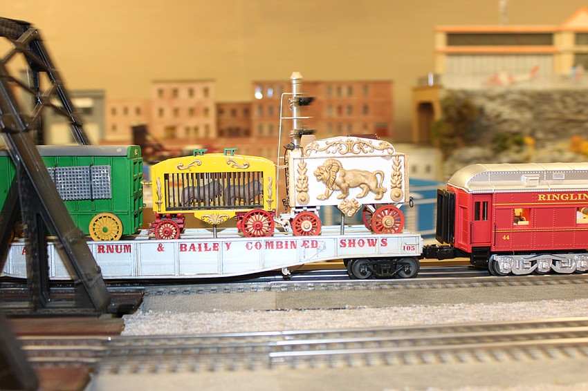 Keeping with the theme of the area, Sarasota trains used to move the circus.