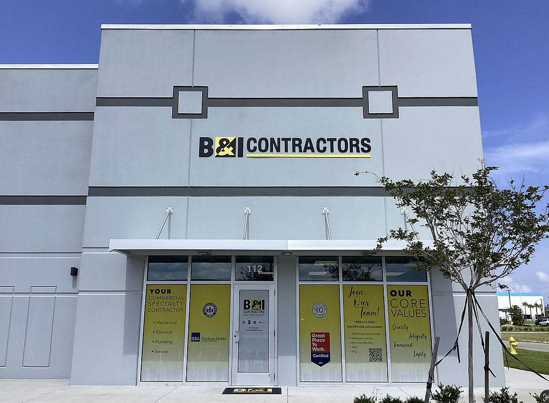 B&I Contractors is at 7805 24th Court East.