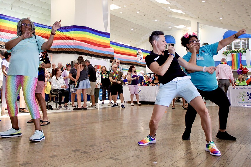 Project Pride SRQ secretary Amanda Day hits the dance floor to 