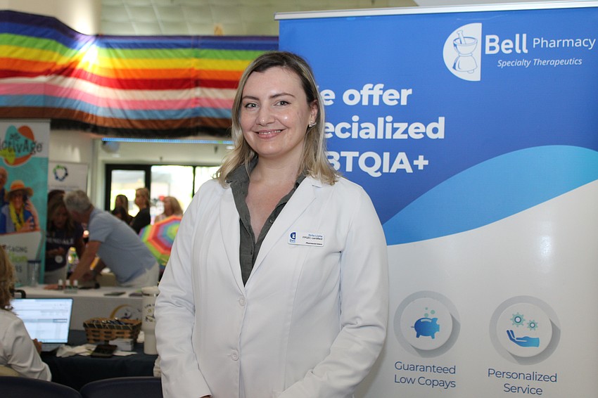 The Silver Pride event at Senior Friendship Centers featured community providers, including Drita Llolla from Bell Pharmacy, who offered information about inclusive health care, legal services and more.