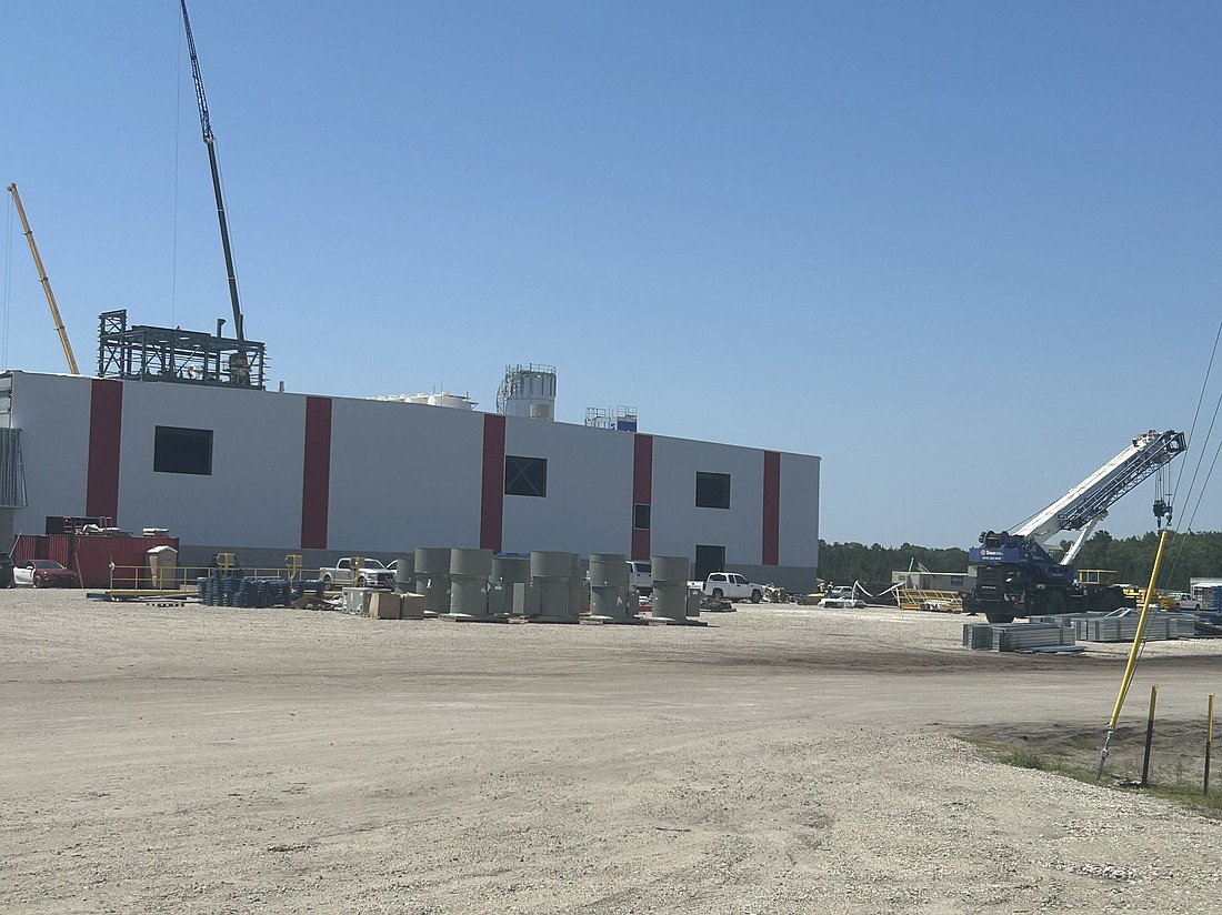 More than a year after work began on a Clay County roofing plant, the project’s contractor said it should be completed by the end of 2025.