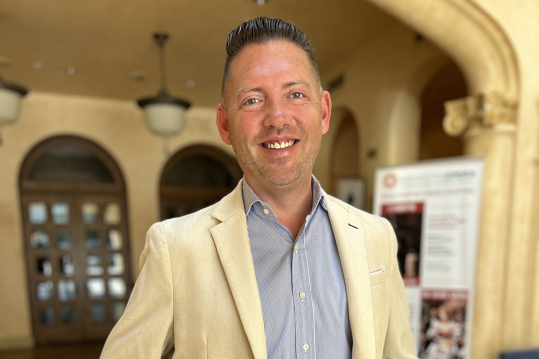Matthew Glover is the new corporate and events officer of the Sarasota Opera.